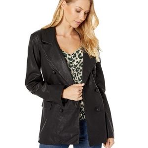 Blank NYC Black Double-Breasted Blazer